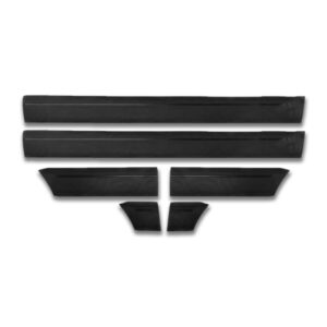 Friso Lateral Gol Gl 1991 92 93 1994 Preto Largo 6(peças)