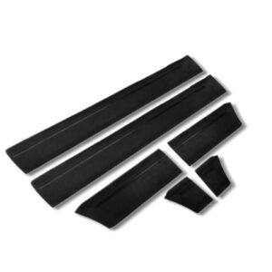 Friso Lateral Gol Gl 1991 92 93 1994 Preto Largo 6(peças)