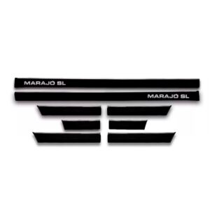 Friso Lateral Marajo Sl 1983 A 1986 8 Peças (castelinho)