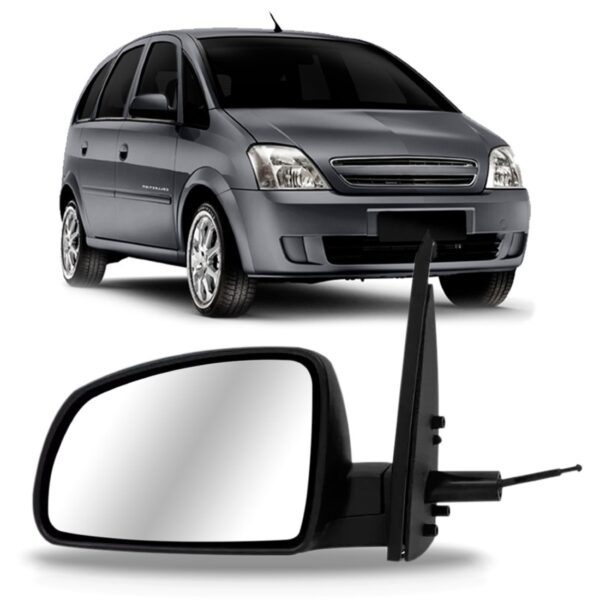 Retrovisor Meriva 2003 04 05 06 07 08 09 10 11 12 C Controle Lado Esquerdo