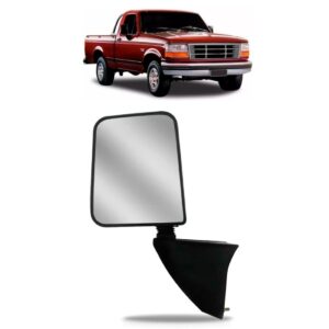Retrovisor F1000 1993 1994 1995 1996 1997 Com Bojo Grande Lado Esquerdo