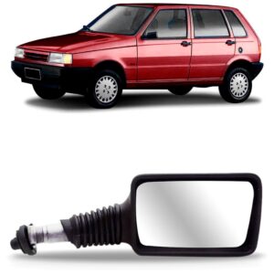Retrovisor Para Fiat Uno Elx 1994 A 1995 Fixo Lado Direito