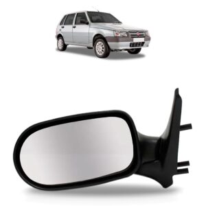 Retrovisor Uno Fire Flex 4 Portas 2004 A 2013 Sem Controle Lado Esquerdo