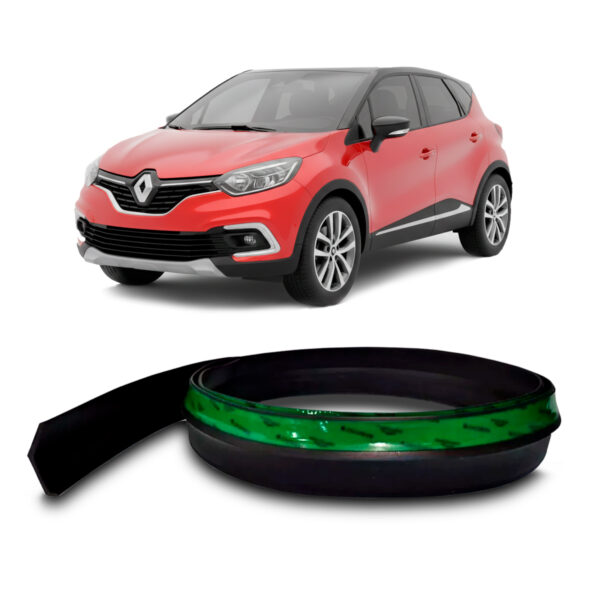 Saia Spoiler Para RENAULT-CAPTUR Z Lip Borracha Esportivo Ez