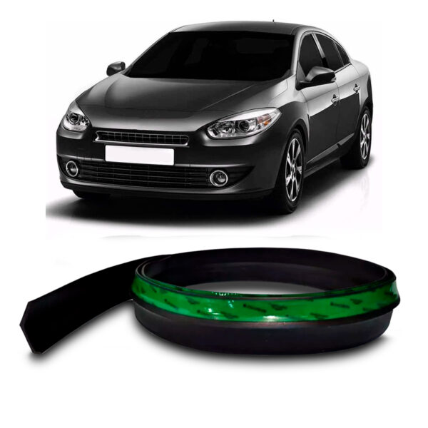 Saia Spoiler Para RENAULT-FLUENCE Z Lip Borracha Esportivo Ez