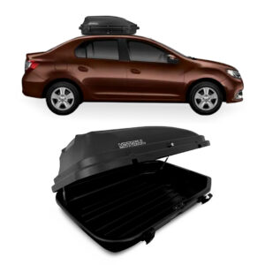 Baú Maleiro De Teto Motobul 270 Litros RENAULT-LOGAN Preto