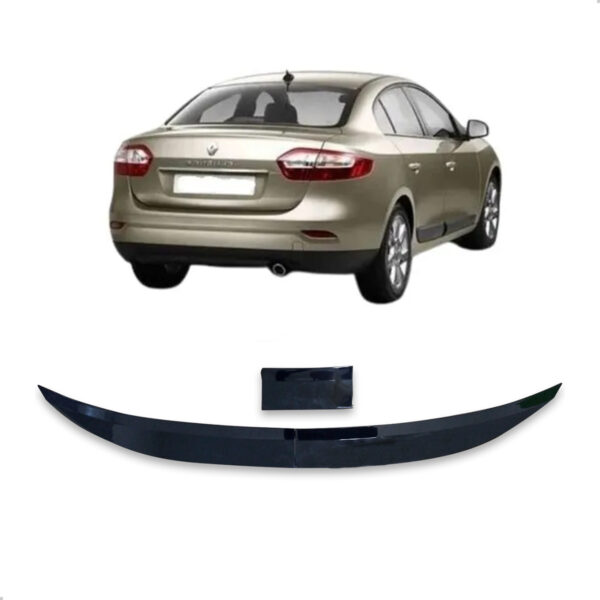 Aerofólio Para RENAULT FLUENCE Sedan Black Piano Autocolante