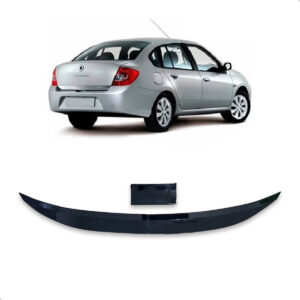 Aerofólio Para RENAULT SYMBOL Sedan Black Piano Autocolante