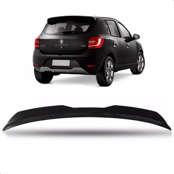 Aerofólio Sandero Black Piano Sport Hatch Universal