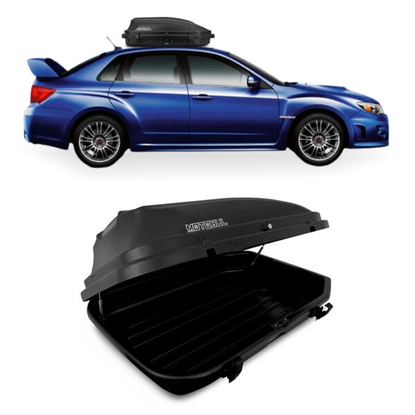 Baú Maleiro De Teto Motobul 270 Litros SUBARO-IMPREZA Preto
