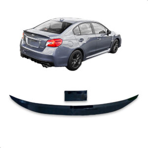 Aerofólio Para SUBARO WRX Sedan Black Piano Autocolante