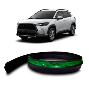 Saia Spoiler Para TOYOTA-COROLLA-CROSS Z Lip Borracha Esportivo Ez