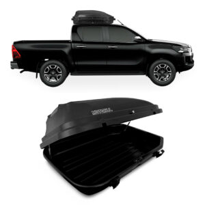Baú Maleiro De Teto Motobul 270 Litros TOYOTA-HILUX-SRV Preto