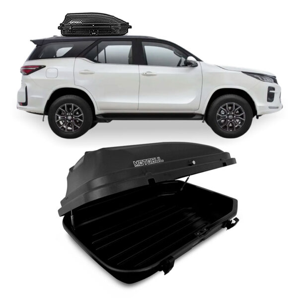 Baú Maleiro De Teto Motobul 270 Litros TOYOTA-SW4 Preto