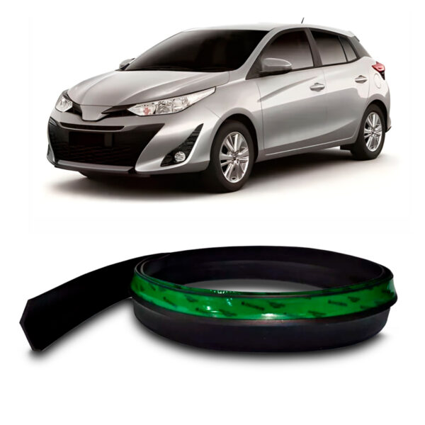 Saia Spoiler Para TOYOTA-YARIS-SEDAN Z Lip Borracha Esportivo Ez