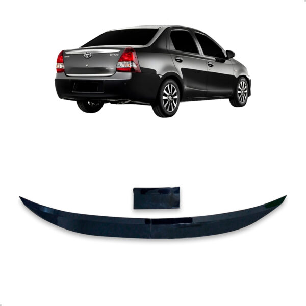 Aerofólio Para TOYOTA ETIOS SEDAN Sedan Black Piano Autocolante