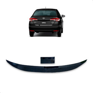 Aerofólio Para TOYOTA YARIS SEDAN Sedan Black Piano Autocolante