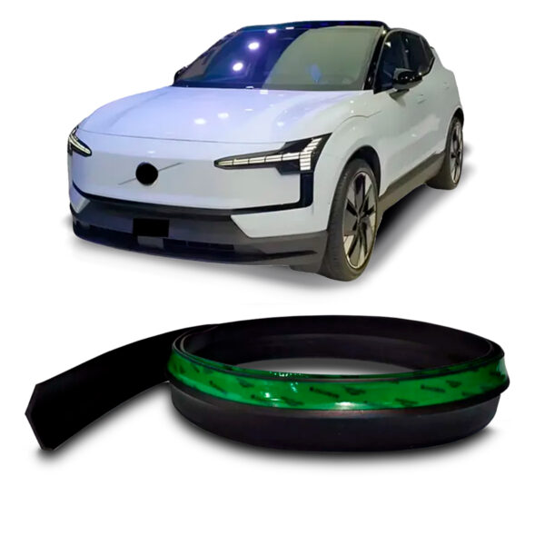 Saia Spoiler Para VOLVO-EX30 Z Lip Borracha Esportivo Ez