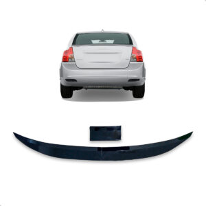 Aerofólio Para VOLVO S40 Sedan Black Piano Autocolante