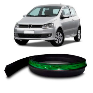 Saia Spoiler Para VW-FOX Z Lip Borracha Esportivo Ez