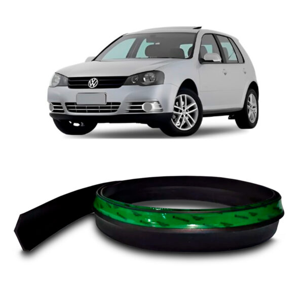 Saia Spoiler Para VW-GOLF Z Lip Borracha Esportivo Ez
