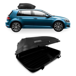 Baú Maleiro De Teto Motobul 270 Litros VW-GOLF Preto