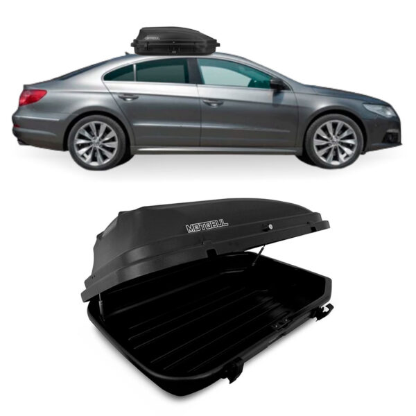 Baú Maleiro De Teto Motobul 270 Litros VW-PASSAT Preto