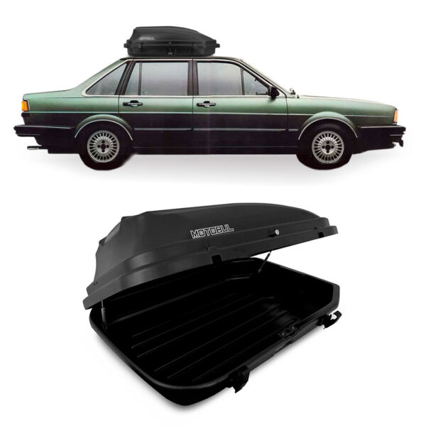 Baú Maleiro De Teto Motobul 270 Litros VW-SANTANA Preto