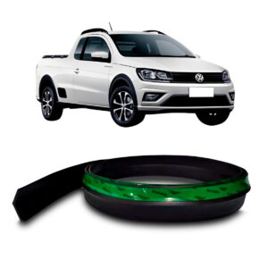 Saia Spoiler Para VW-SAVEIRO Z Lip Borracha Esportivo Ez