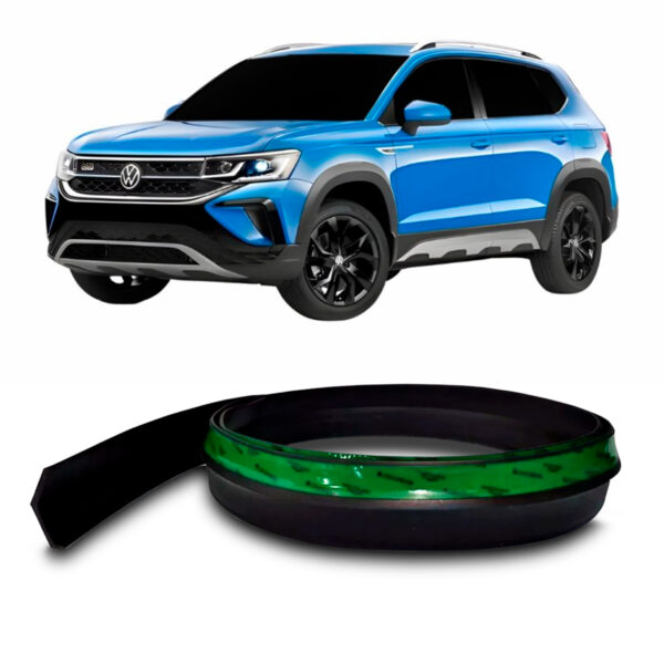 Saia Spoiler Para VW-TAOS Z Lip Borracha Esportivo Ez