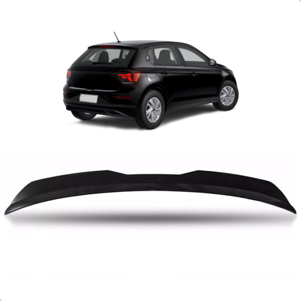 Aerofólio Novo Polo Black Piano Sport Hatch Universal