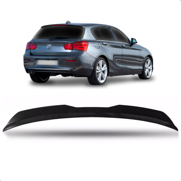 Aerofólio Universal Para Veículos Hatch Preto Black Piano Bmw 120i
