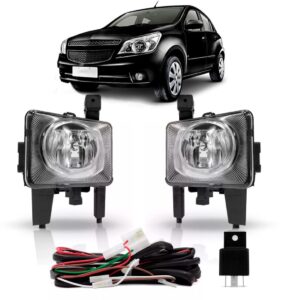 Kit Farol Auxiliar Milha Neblina Gm Agile Montana 2010 2011