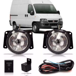 Kit Farol Milha Ducato Boxer Jumper 05 06 07 08 09 10 11 12