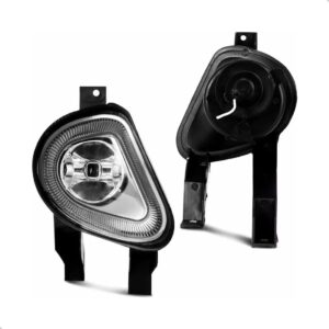 Kit Parachoque + Auxiliar Neblina Corsa Classic 2000 A 2007 Preto