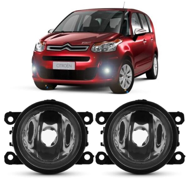 Par Farol Milha Auxiliar C3 Picasso 2012 2013 2014 2015