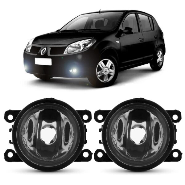 Par Farol Milha Auxiliar Sandero 2007 A 2013