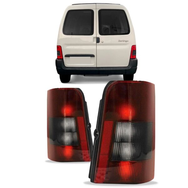 Par Sinaleira Traseira Berlingo 1999/ 09 Fumê Mega Desconto Fumê
