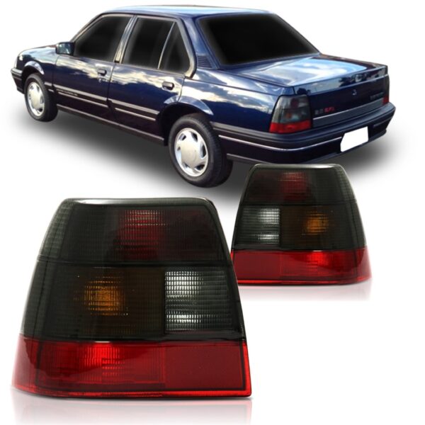 Par Sinaleira Traseira Monza 1991 92 93 94 95 96 Fumê Ambos Lados Fumê