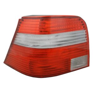 Par Lanterna Traseira Golf Generation Bicolor 1999 A 2005 Vermelho