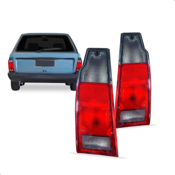 Par Sinaleira Traseira Parati Até 95 Saveiro Até 97 Fume Fumê