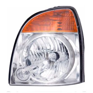 Kit Envolvente + Par Farol+ Capo + Par Milha Para Hyundai Hr Preto