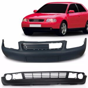 Parachoque Audi A3 2001 A 2005 Dianteiro Com Spoiler Novo Preto