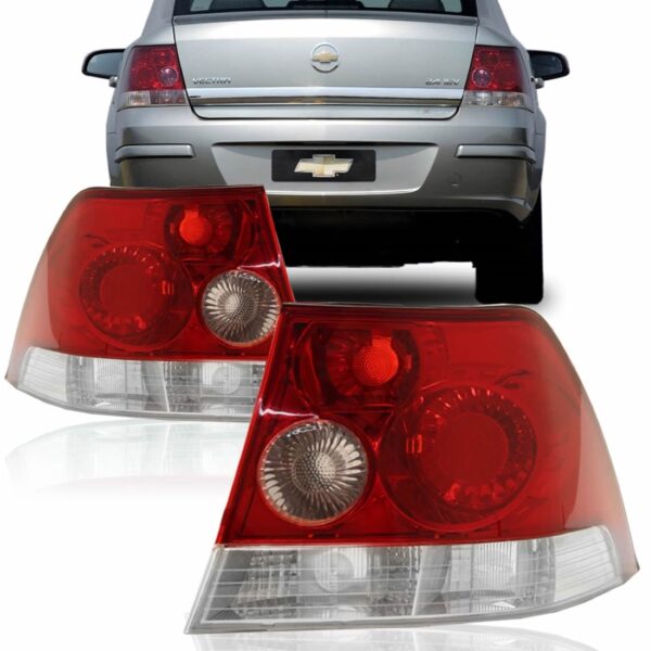 Par Sinaleira Traseira Vectra Elegance Elite 2006 A 2014 Vermelho