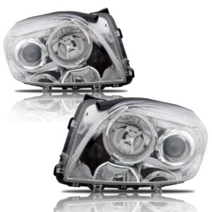 Par Farol Rav4 2009 2010 2011 2012 2013 Mascara Cromada Direito E Esquerdo