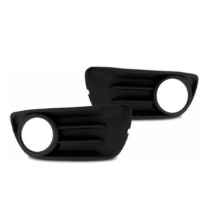 Par Moldura Grade Parachoque  Milha Palio Economy 2011 Preto