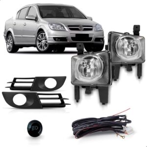 Kit Farol Milha Vectra 2006 2007 2008 Botão Alternativo.