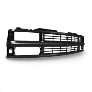 Kit Silverado Black Grade E Jogo Faróis E Sinaleiras Plástico