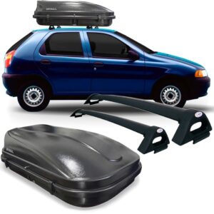 Rack Bagageiro Palio & Siena 1996 A 2011 Preto + Baú 510 Preto