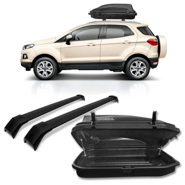 Kit Travessa Ecosport 2013 A 2016 + Maleiro 270 Litros Preta